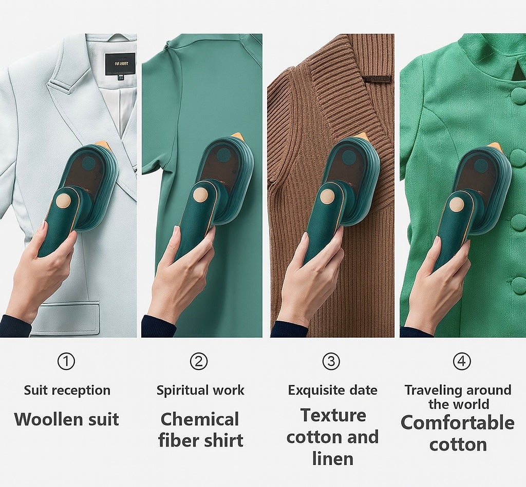 Travel Mini Iron for Clothes – Portable 2-in-1