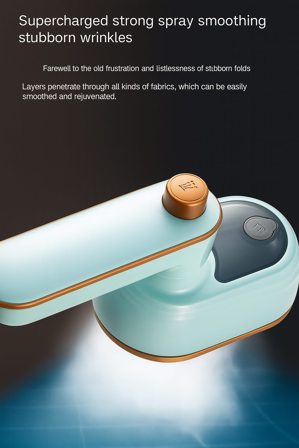 Travel Mini Iron for Clothes – Portable 2-in-1
